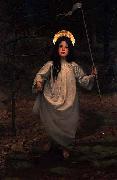 Thomas Cooper Gotch The Flag oil on canvas